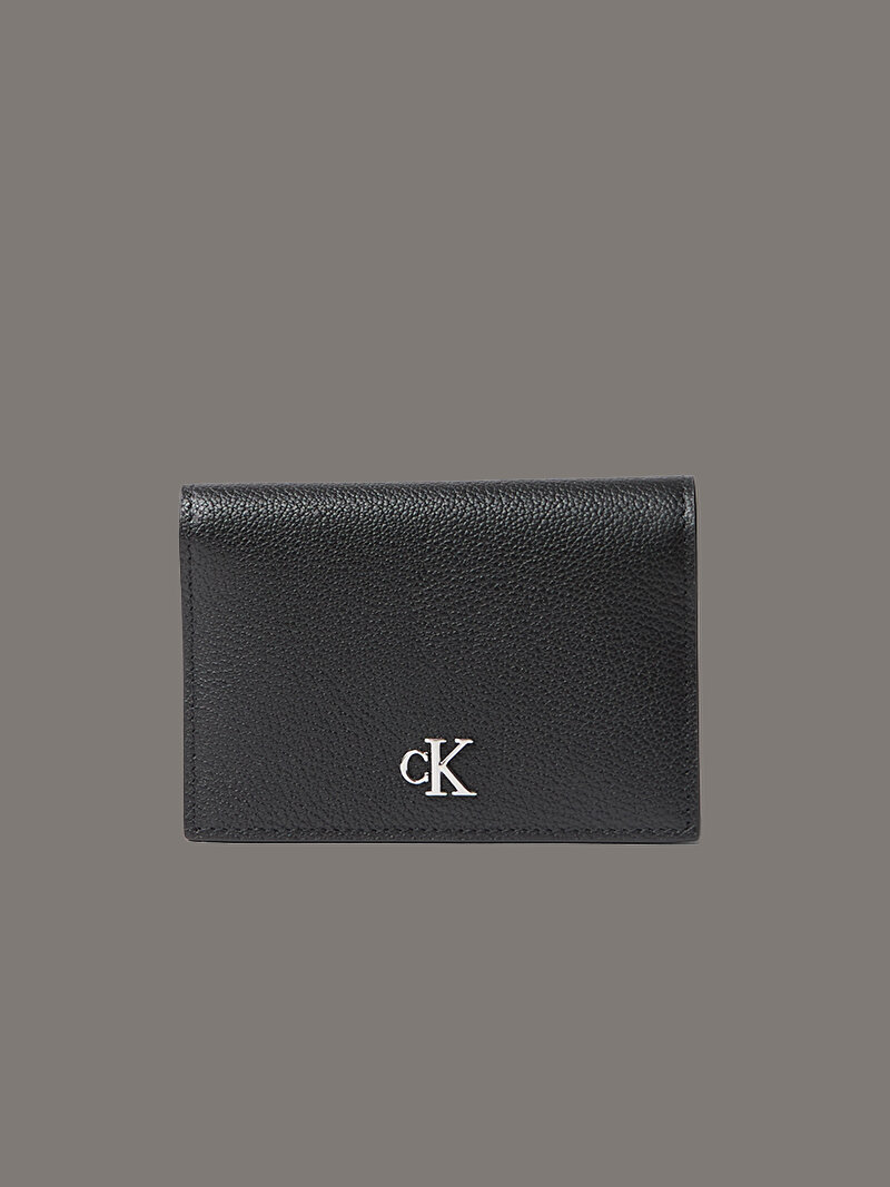 Calvin Klein Siyah Renkli Kadın Mini Monogram Kartlık