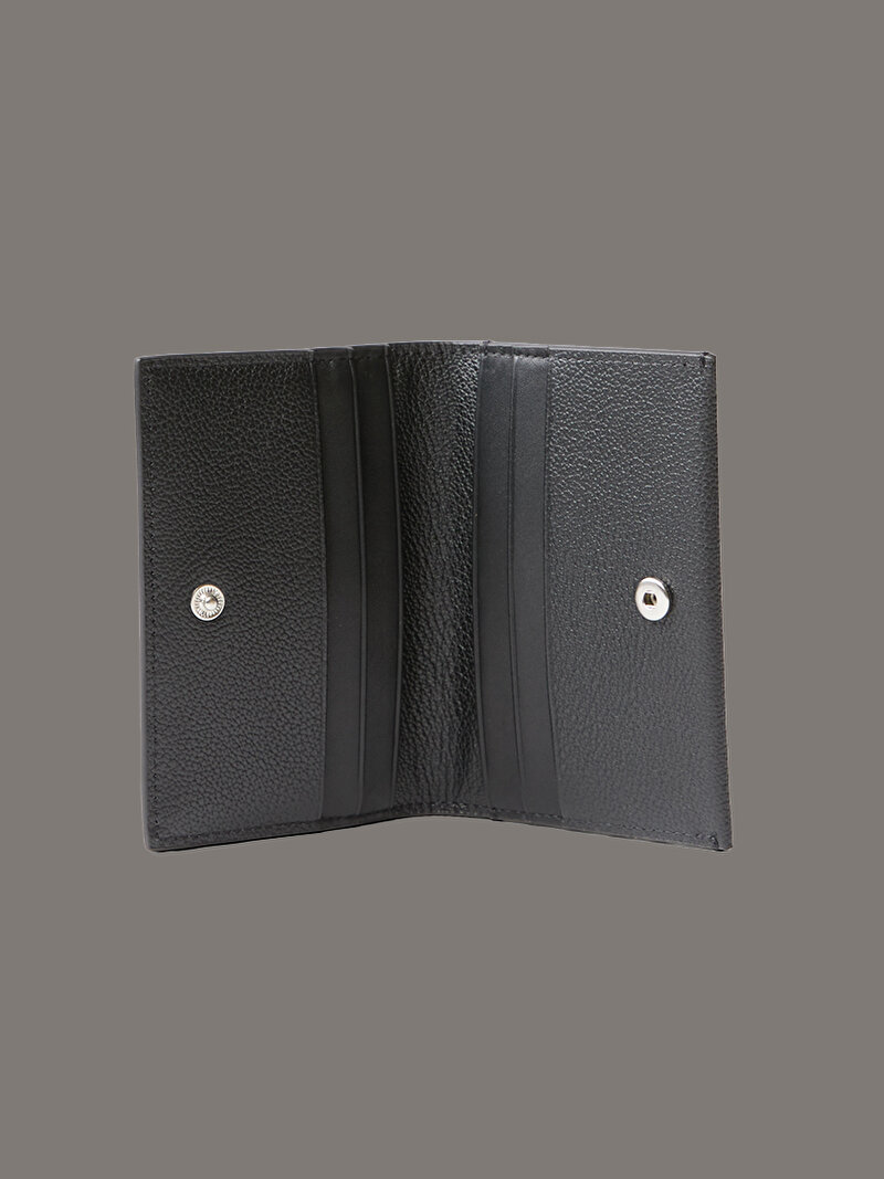 Calvin Klein Siyah Renkli Kadın Mini Monogram Kartlık