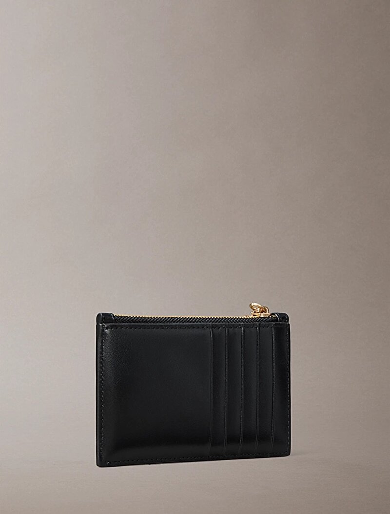 Calvin Klein Siyah Renkli Kadın CK Fermuarlı Kartlık