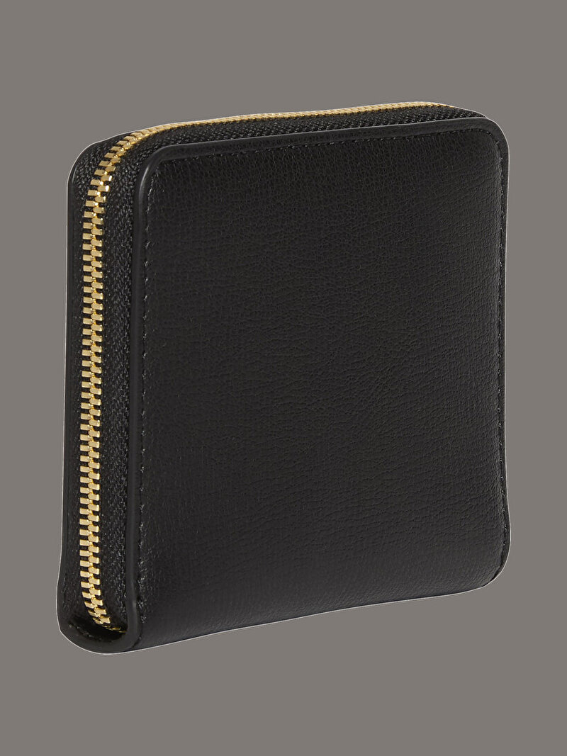 Calvin Klein Siyah Renkli Kadın Foil Logo Medium Cüzdan