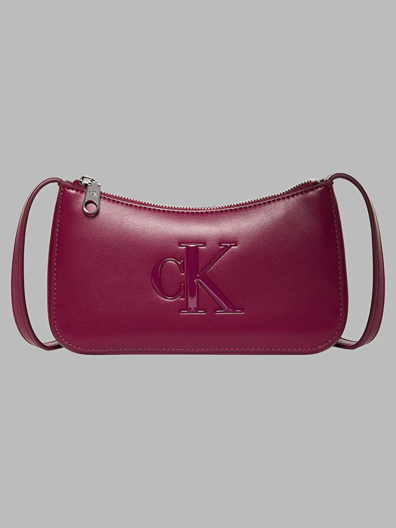 Calvin Klein Pembe Renkli Kadın Bold CK Mini Çapraz Çanta