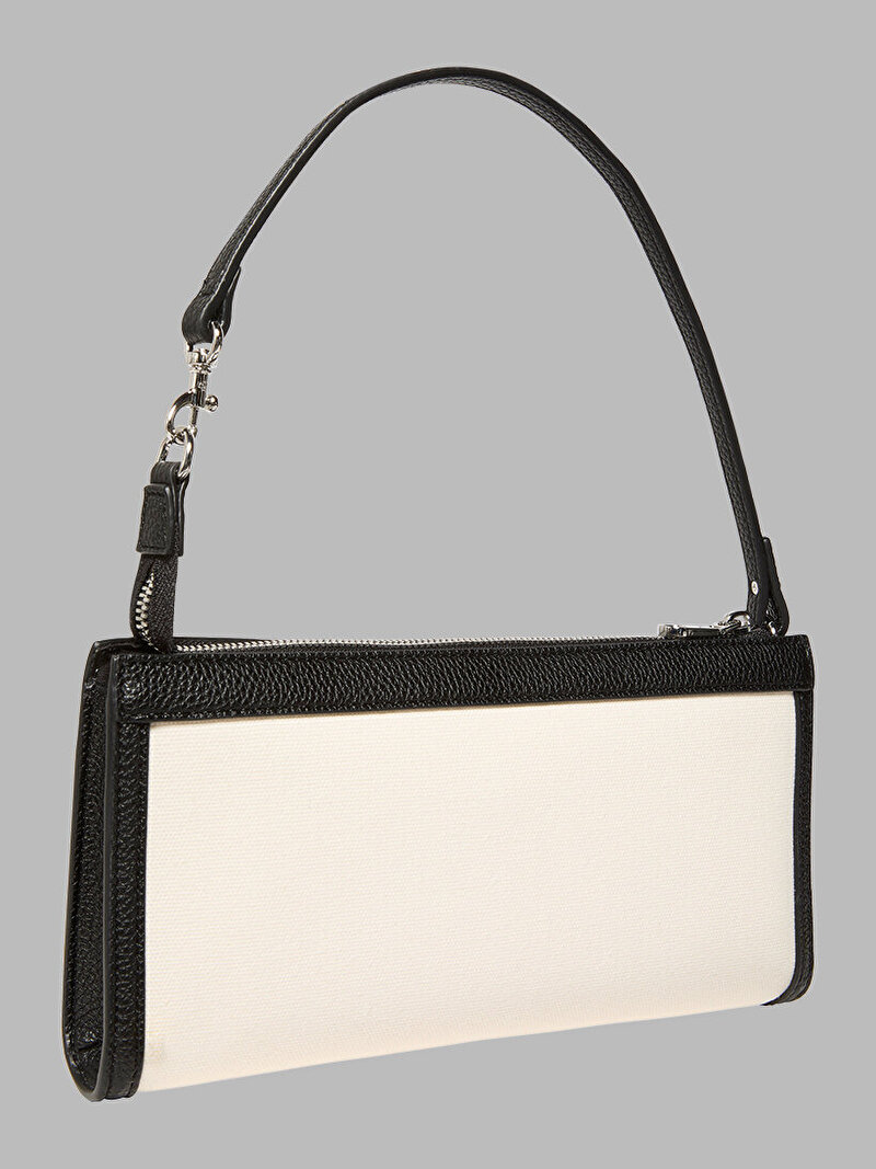 Calvin Klein Bej Renkli Kadın CK Canvas Conertible Pouch Çanta