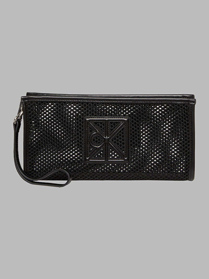 Calvin Klein Siyah Renkli Kadın Emblem Mesh Convertible Çanta