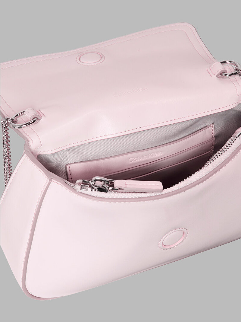 Calvin Klein Pembe Renkli Kadın CK Curved Cüzdan