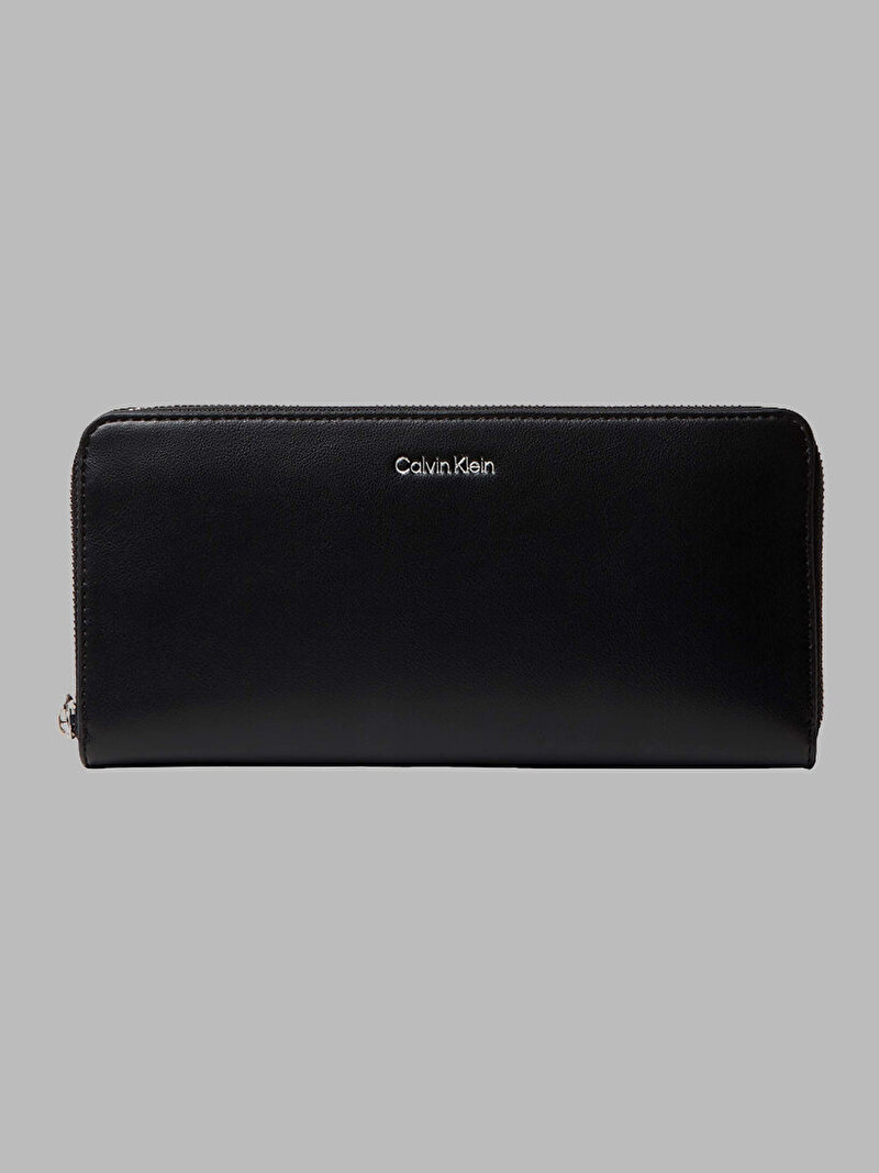 Calvin Klein Siyah Renkli Kadın Webbing Strap Long Cüzdan