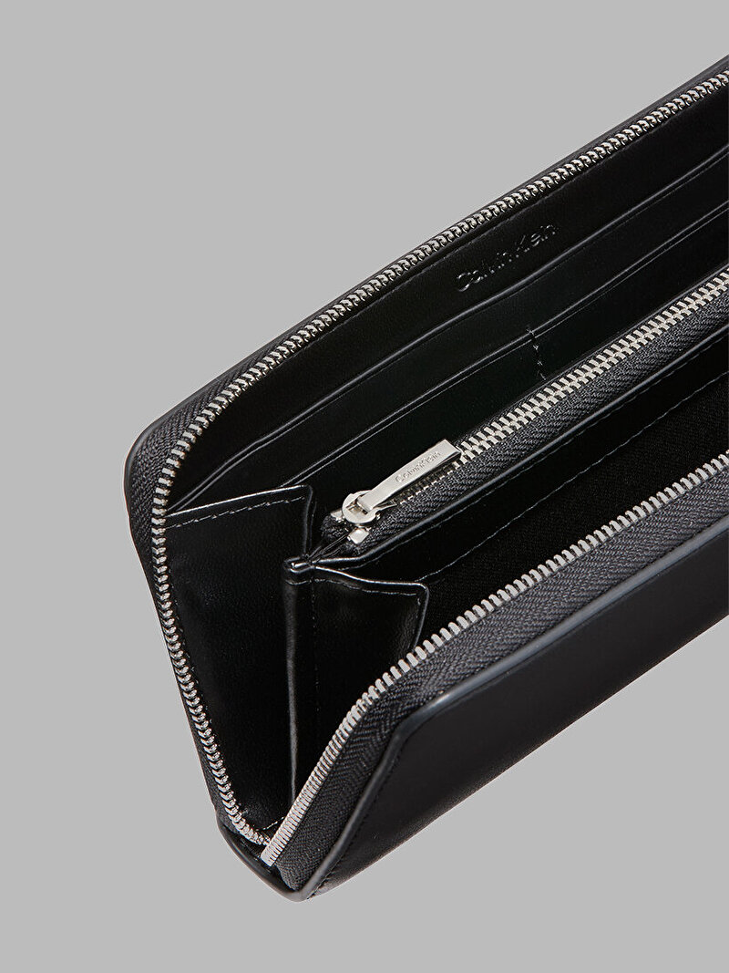 Calvin Klein Siyah Renkli Kadın Webbing Strap Long Cüzdan