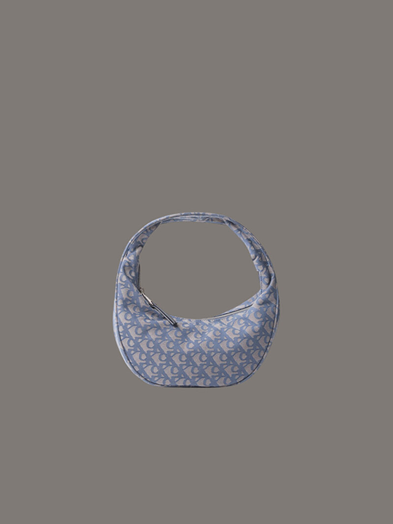 Calvin Klein Mavi Renkli Kadın CKJ Monogram Pinched Çapraz Çanta