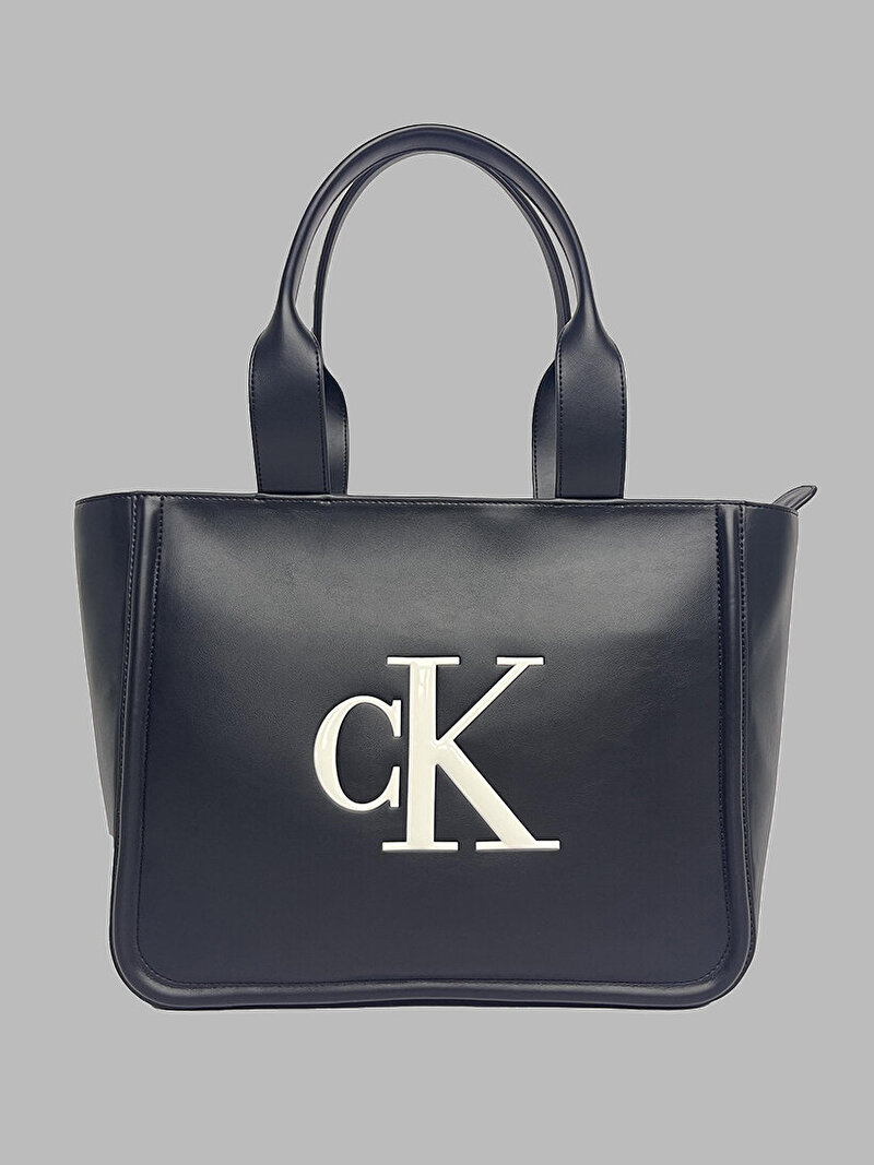 Calvin Klein Çok renkli Renkli Kadın Bold CK Medium Tote Çanta