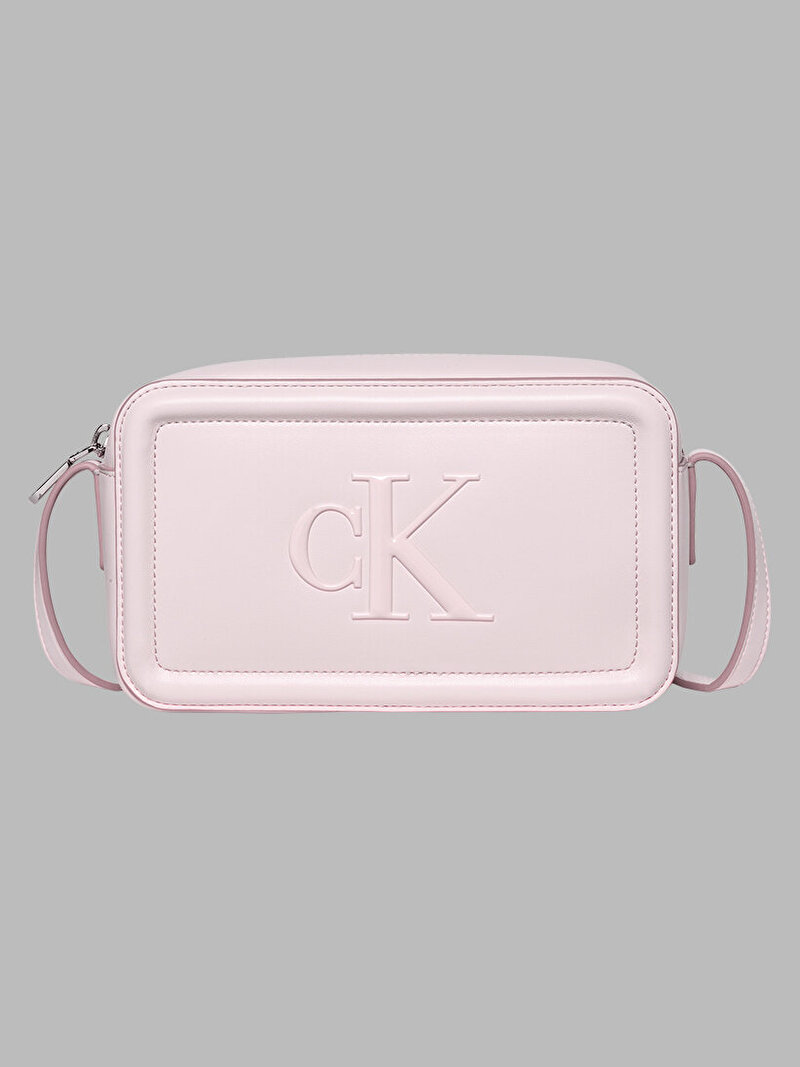 Calvin Klein Pembe Renkli Kadın Bold CK Camera Çanta