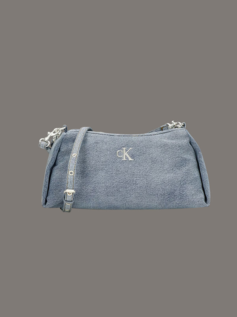 Calvin Klein Mavi Renkli Kadın Denim Layla Omuz Çantası