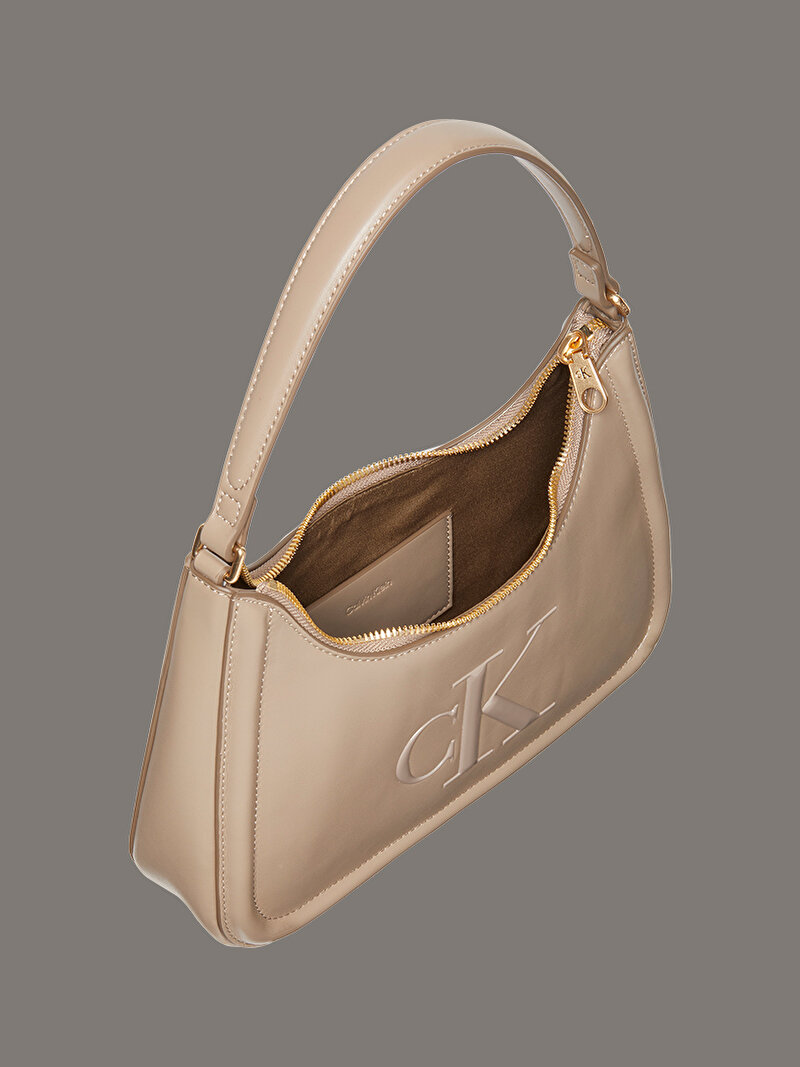 Calvin Klein Bej Renkli Kadın Bold Small Omuz Çantası