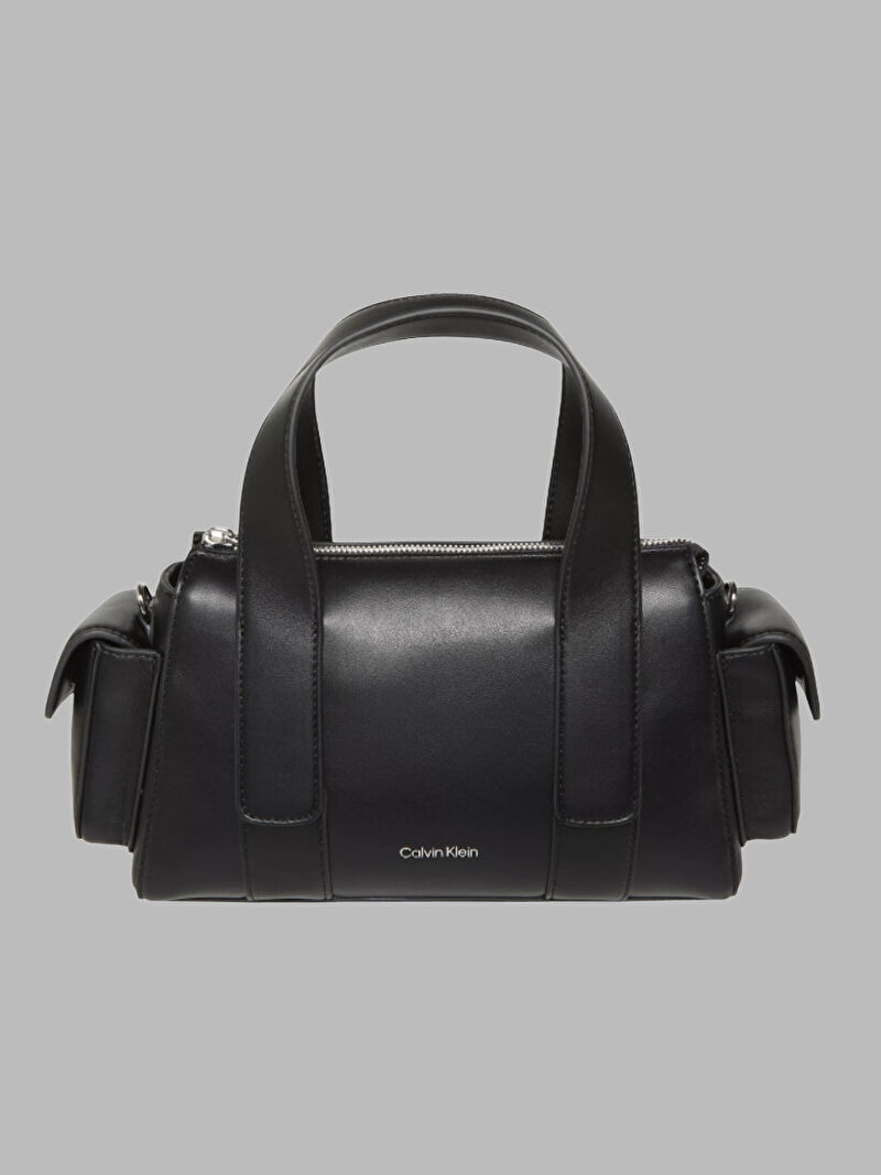 Calvin Klein Siyah Renkli Kadın Webbing Strap Pocket Çapraz Çanta