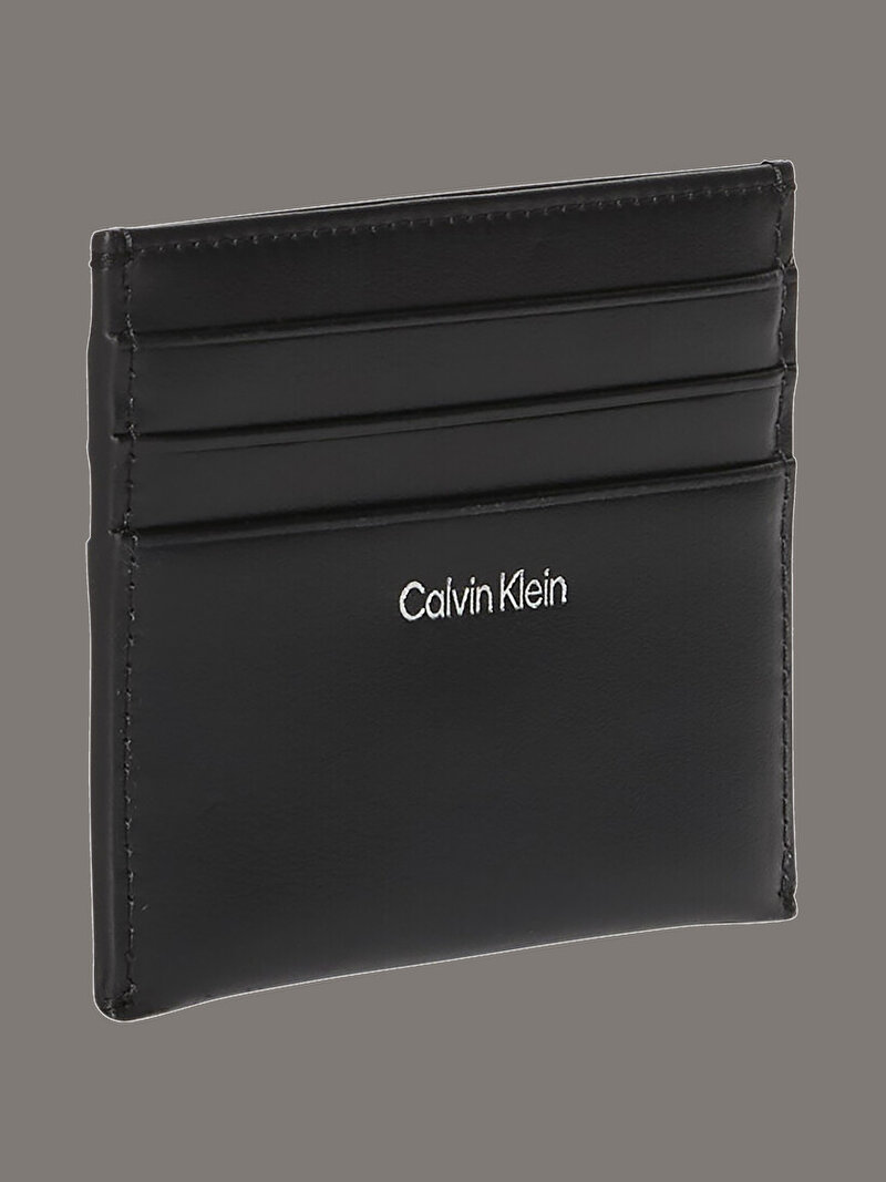 Calvin Klein Siyah Renkli Kadın Emblem Kartlık
