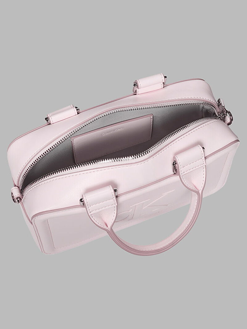 Calvin Klein Pembe Renkli Kadın Bold CK Bauletto Çapraz Çanta