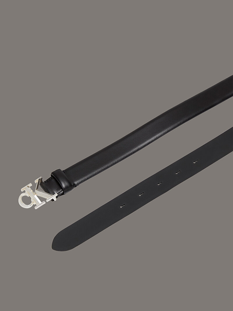 Calvin Klein Siyah Renkli Kadın CK Buckle 30mm Kemer