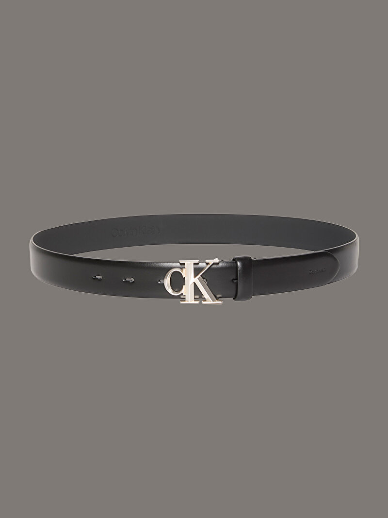 Calvin Klein Siyah Renkli Kadın CK Buckle 30mm Kemer