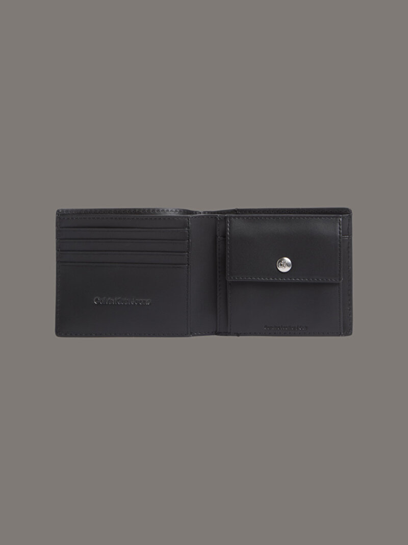 Calvin Klein Siyah Renkli Erkek Jeans Hardware Bifold Cüzdan