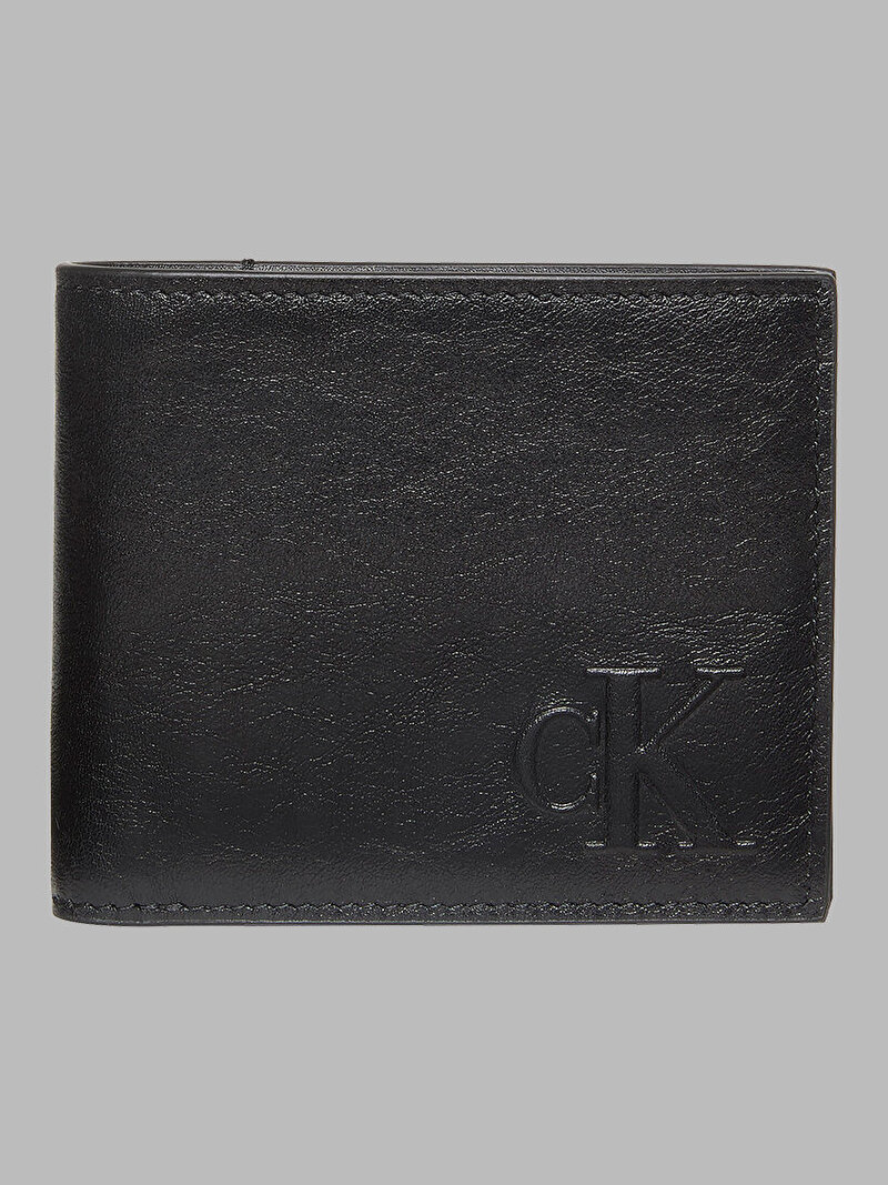 Calvin Klein Siyah Renkli Erkek Bold CK Billfold Cüzdan