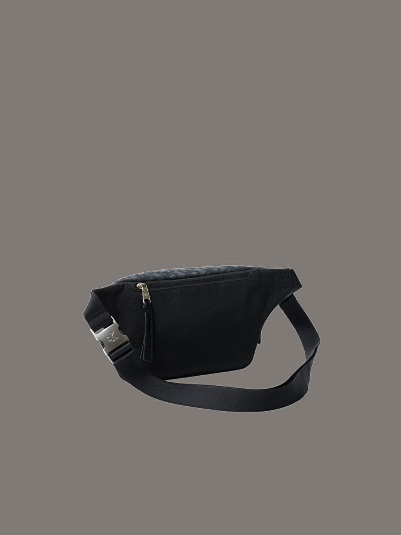 Calvin Klein Siyah Renkli Erkek Unstructured Monogram Bel Çantası