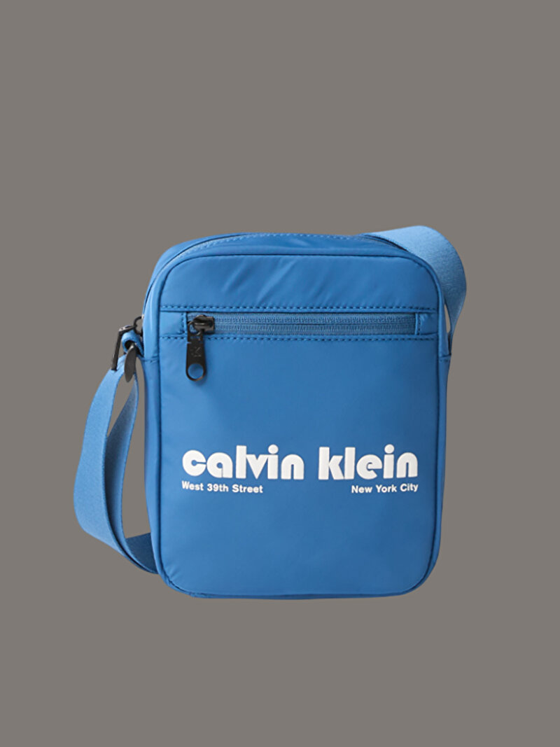 Calvin Klein Lacivert Renkli Erkek CKJ Graphic Çapraz Çanta