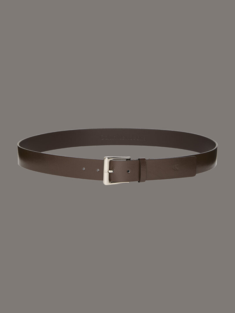 Calvin Klein Kahverengi Renkli Erkek Classic Buckle 35mm Kemer