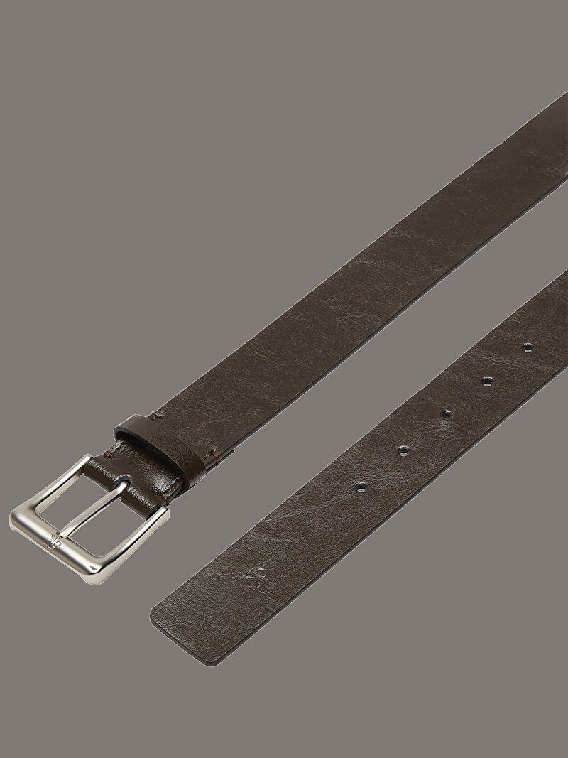 Calvin Klein Kahverengi Renkli Erkek Classic Buckle 35mm Kemer