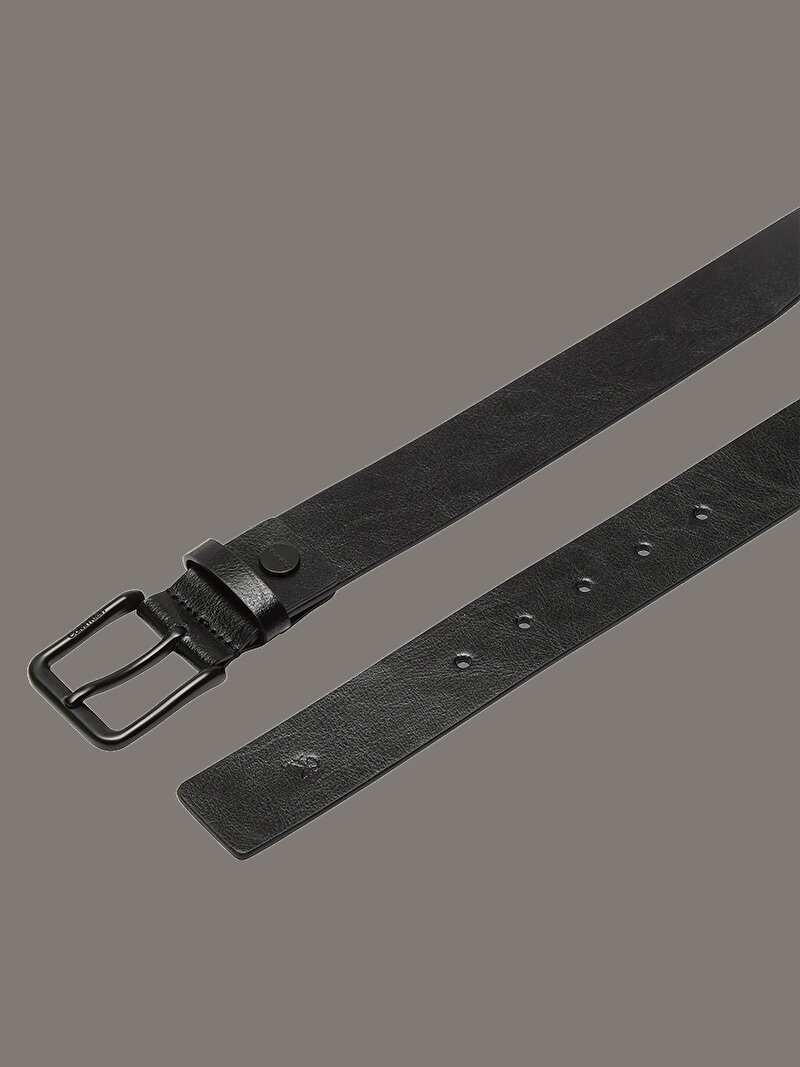 Calvin Klein Siyah Renkli Erkek Casual Pin Buckle 35mm Kemer