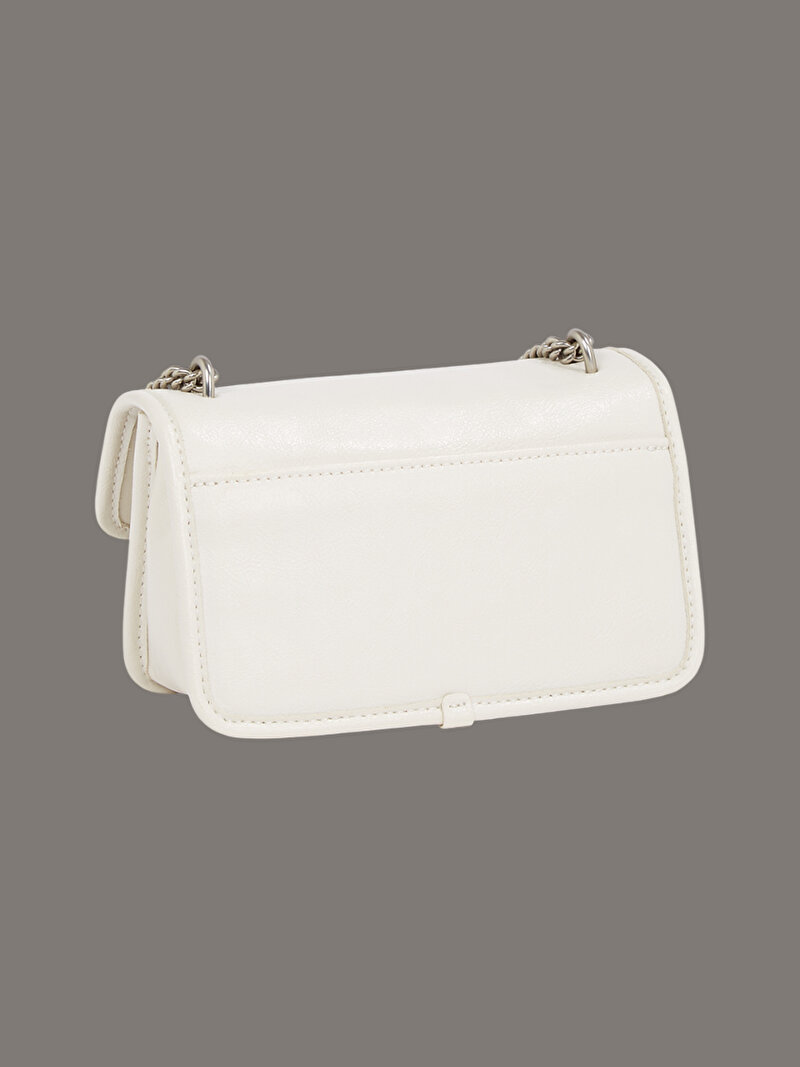 Calvin Klein Ekru Renkli Kadın Chain Ew Flap Çapraz Çanta