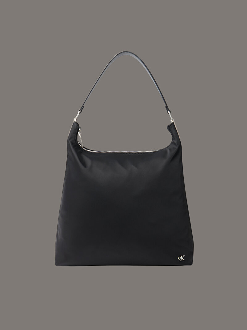 Calvin Klein Siyah Renkli Kadın Satin Nylon Small Çapraz Çanta