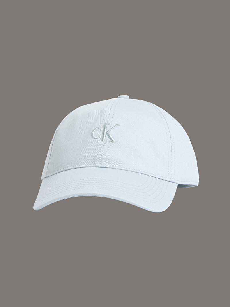 Calvin Klein Mavi Renkli Kadın Monogram Embroidery Şapka