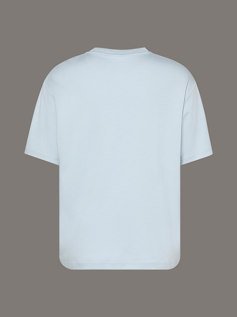 Calvin Klein Mavi Renkli Erkek Fashion Logo T-shirt
