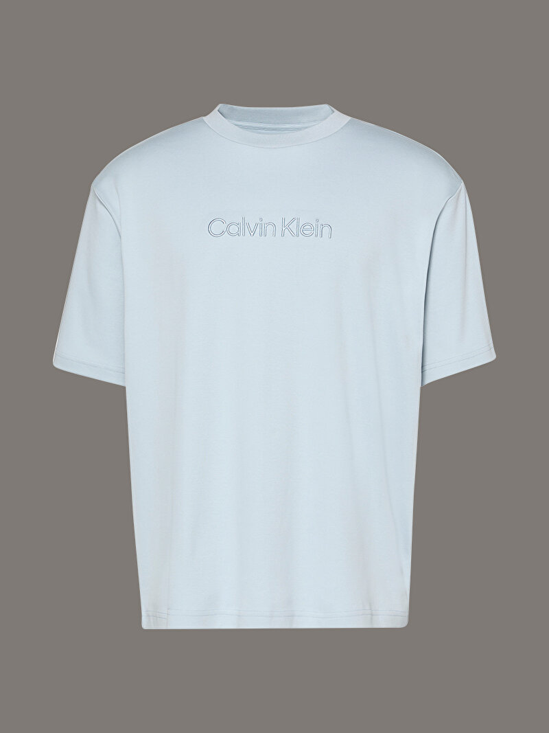 Calvin Klein Mavi Renkli Erkek Fashion Logo T-shirt