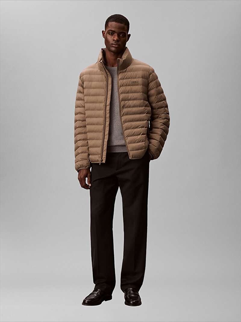 Calvin Klein Yeşil Renkli Erkek Naylon Mont