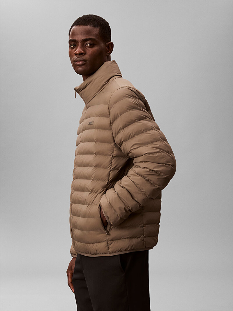 Calvin Klein Yeşil Renkli Erkek Naylon Mont