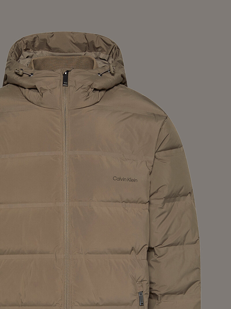 Calvin Klein Yeşil Renkli Erkek Bonded Ceket