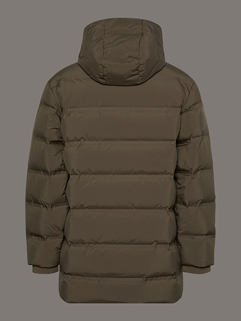 Calvin Klein Yeşil Renkli Erkek Bonded Ceket