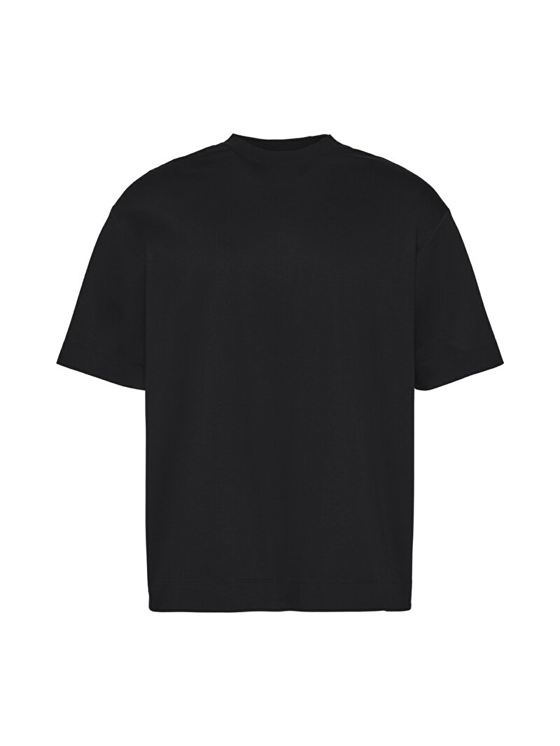 Calvin Klein Siyah Renkli Erkek Premium Interlock T-shirt