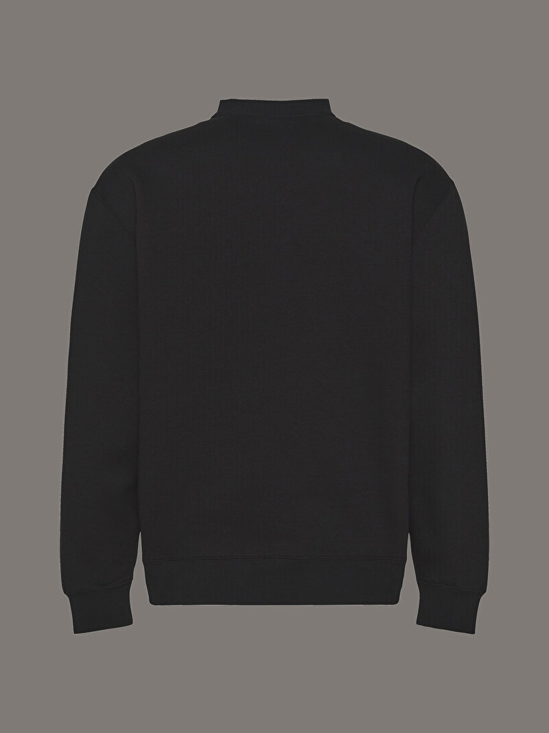 Calvin Klein Siyah Renkli Erkek Retro Sweatshirt