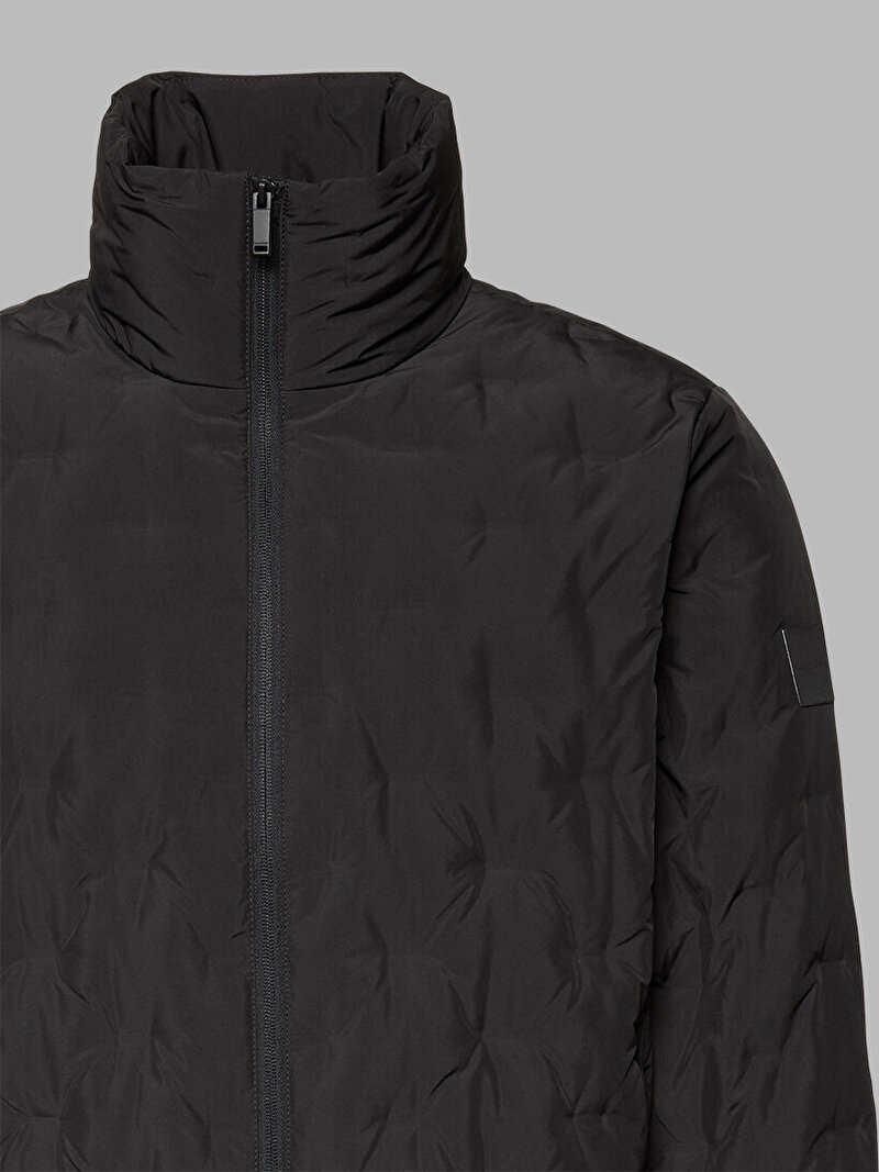 Calvin Klein Siyah Renkli Erkek Heat Seal Quilted Mont