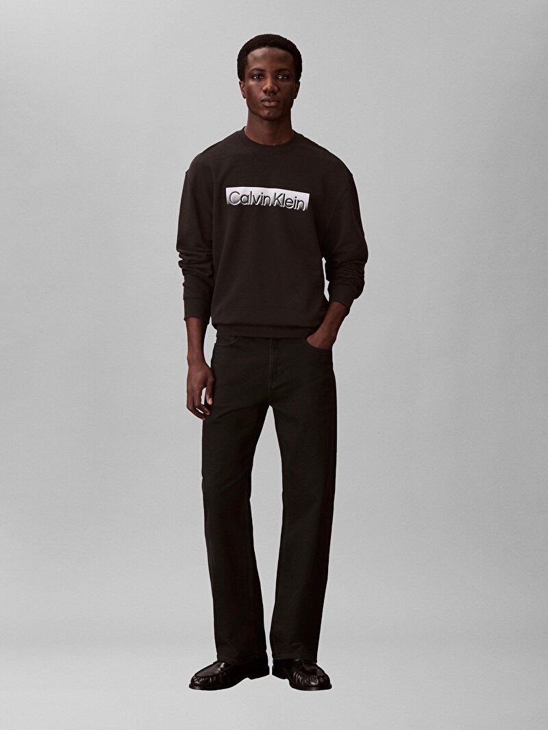 Calvin Klein Siyah Renkli Erkek Sportswear Graphic Sweatshirt