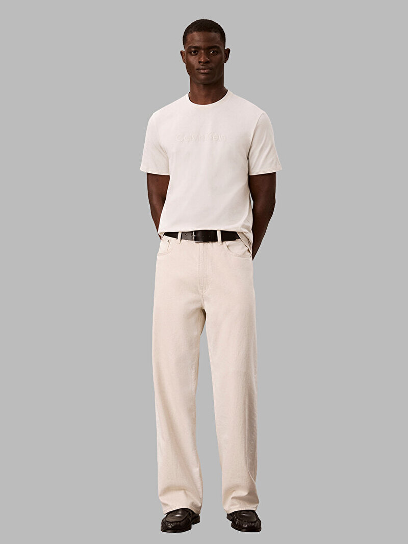 Calvin Klein Beyaz Renkli Erkek 30s Eu T-shirt