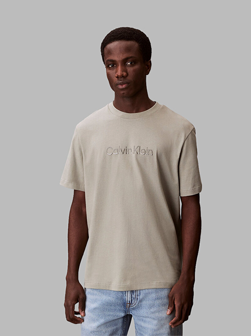 Calvin Klein Gri Renkli Erkek 20s Eu T-shirt