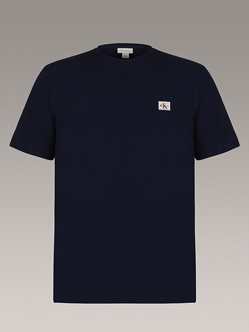 Calvin Klein Mor Renkli Erkek Badge 30s Jersey T-shirt