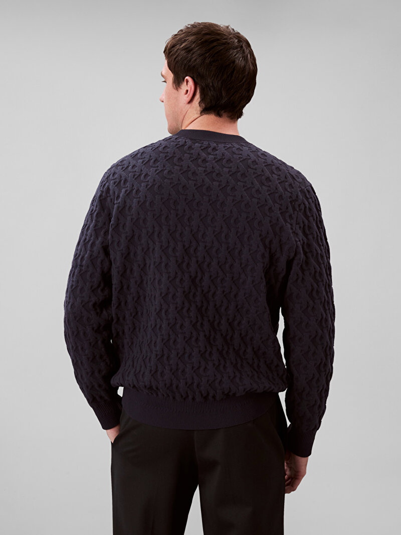 Calvin Klein Lacivert Renkli Erkek Kazak