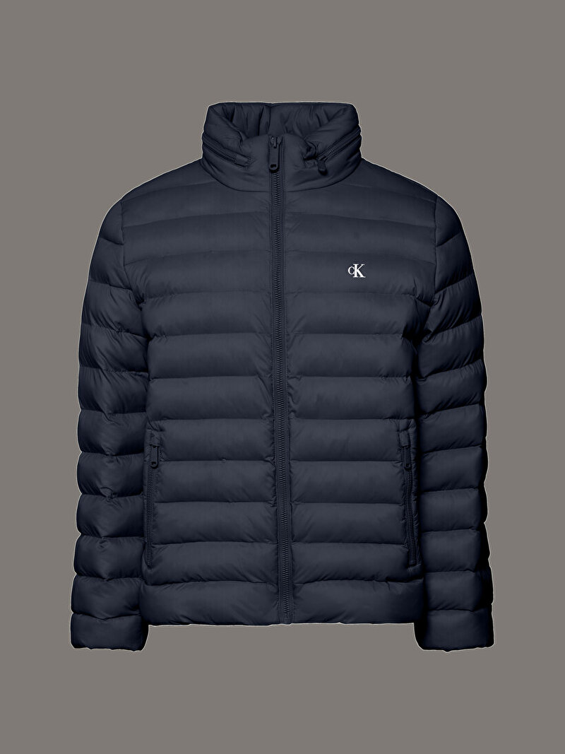 Calvin Klein Lacivert Renkli Erkek Naylon Mont