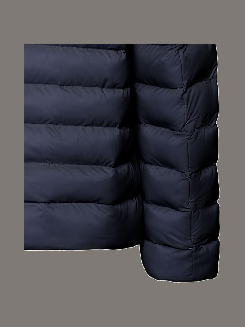 Calvin Klein Lacivert Renkli Erkek Naylon Mont