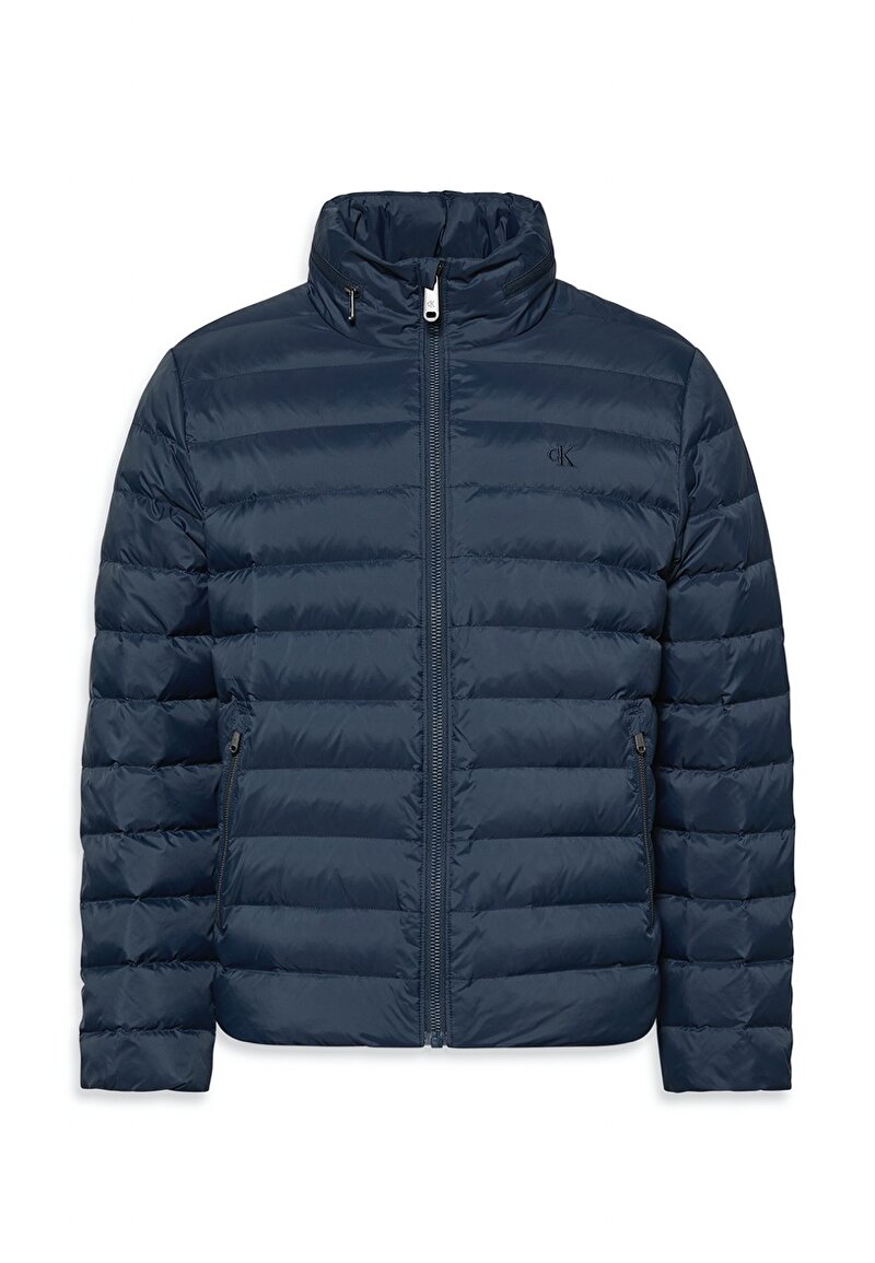 Calvin Klein Lacivert Renkli Erkek Naylon Hooded Mont