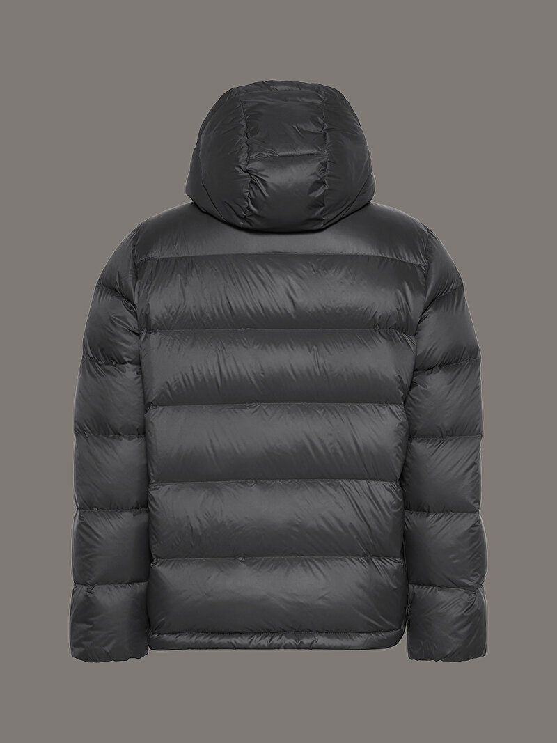 Calvin Klein Siyah Renkli Erkek Naylon Zip Mont