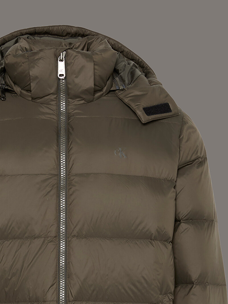 Calvin Klein Yeşil Renkli Erkek Naylon Zipp Off Mont