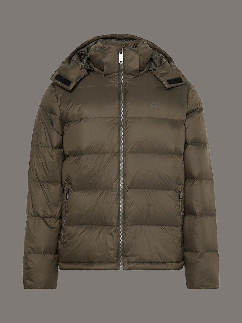 Calvin Klein Yeşil Renkli Erkek Naylon Zipp Off Mont
